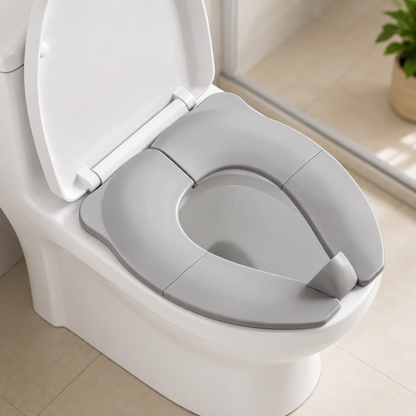 Asiento de inodoro portátil para niños