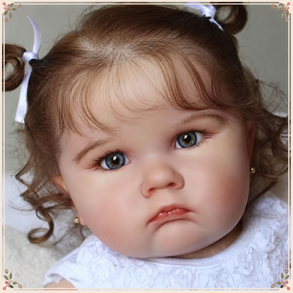 Muñeca Reborn 60cm | Vinilo Suave y Cuerpo de Tela